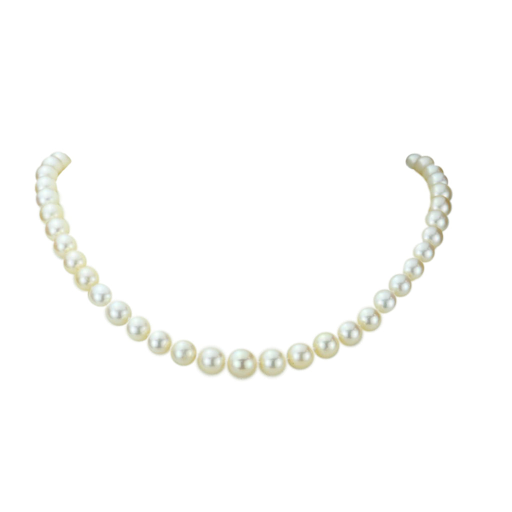 Boucheron Pearl and Diamond Platinum Necklace