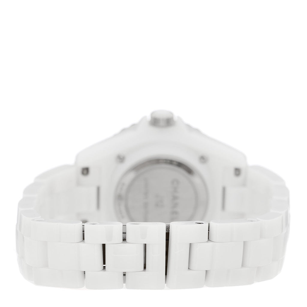 Stainless Steel Ceramic 33mm J12 Wanted de Chanel Limited Edition Quartz Watch White