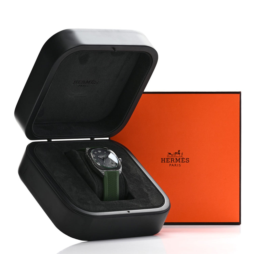 Glass Fiber Ceramic Rubber 39mm H08 Automatic Watch Vert