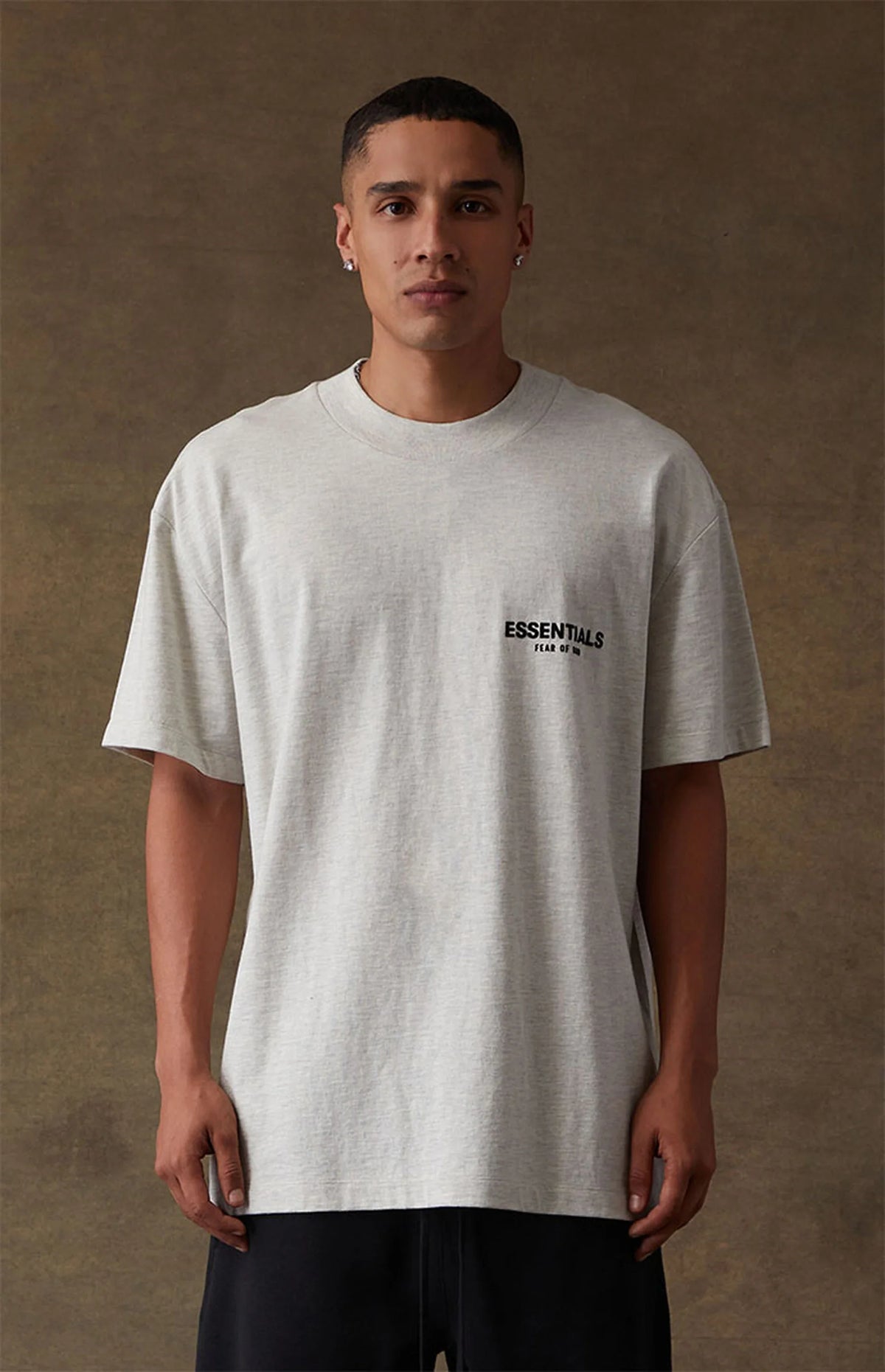 Essentials Fear Of God Light Oatmeal Tee