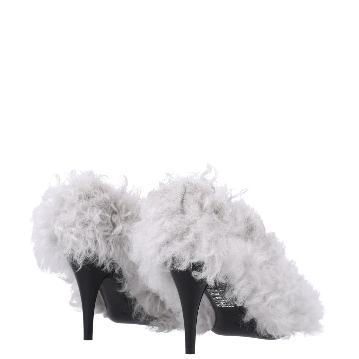 Shearling Musa Pumps 38 Alpy Gray