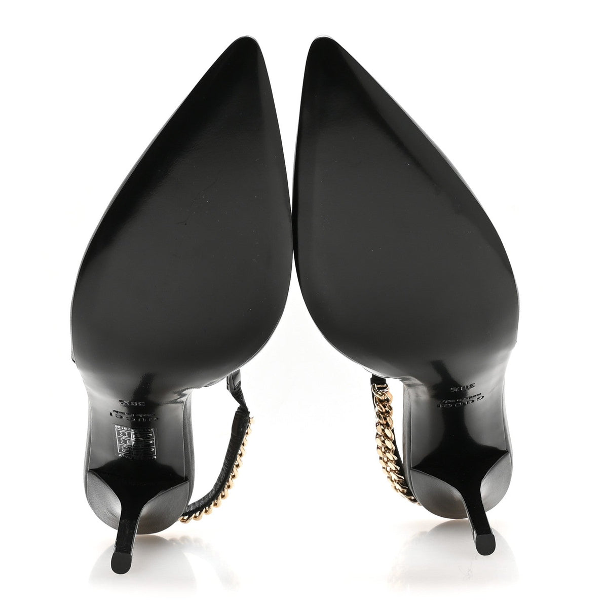 Malaga Kid 85mm Slingback Pumps 38.5 Black