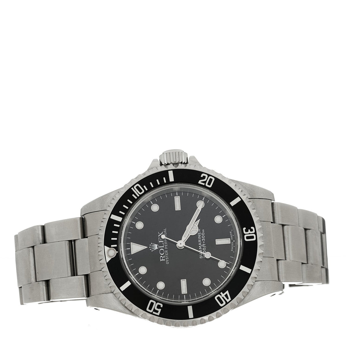 Stainless Steel 40mm Oyster Perpetual Submariner Watch Black 14060M