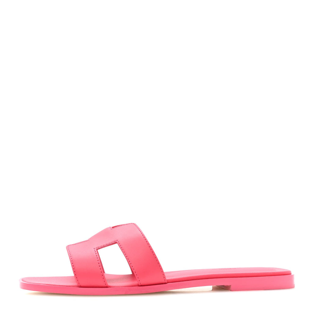 Box Calfskin Oran Sandals 40 Rose Vinicunca
