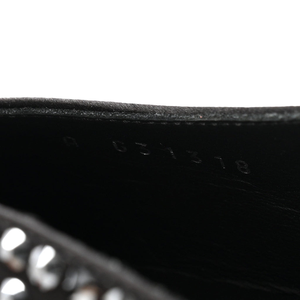 Strass Cap Toe CC Slingback Pumps 39.5 Black