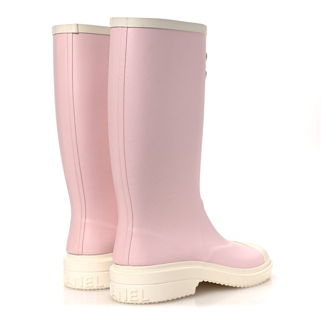 Caoutchouk CC High Boots 37 Rose