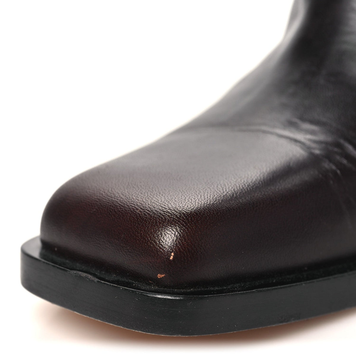 Calfskin CC Wyoming Knee High Boots 40 Dark Brown
