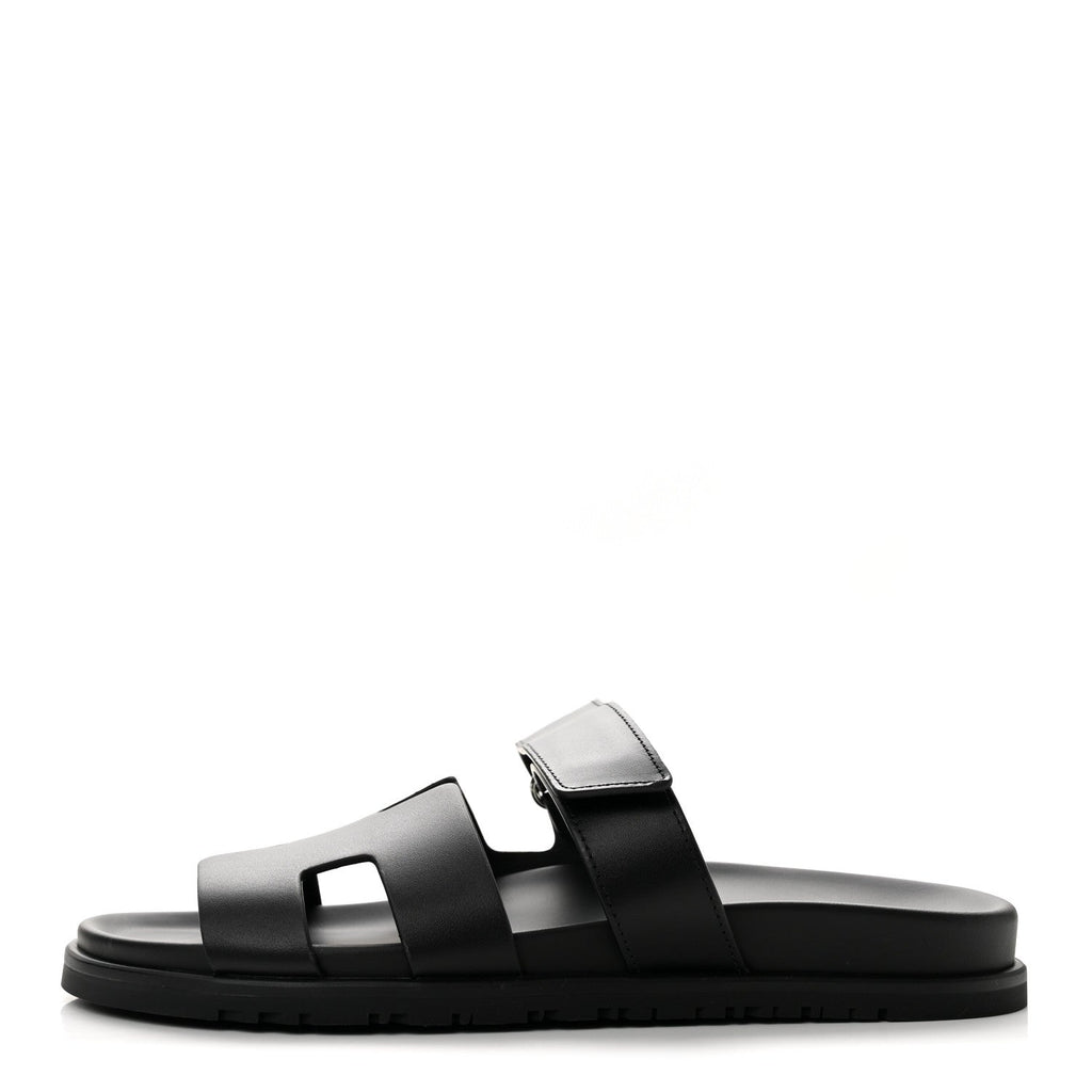Calfskin Womens Chypre Sandals 40 Black