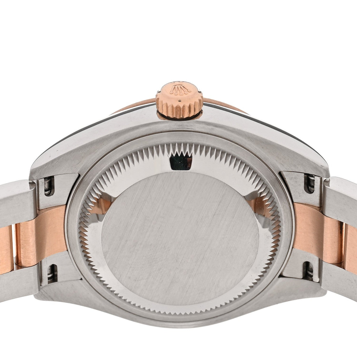 Stainless Steel 18K Everose Gold 28mm Oyster Perpetual Datejust Watch Chocolate Roman 279171