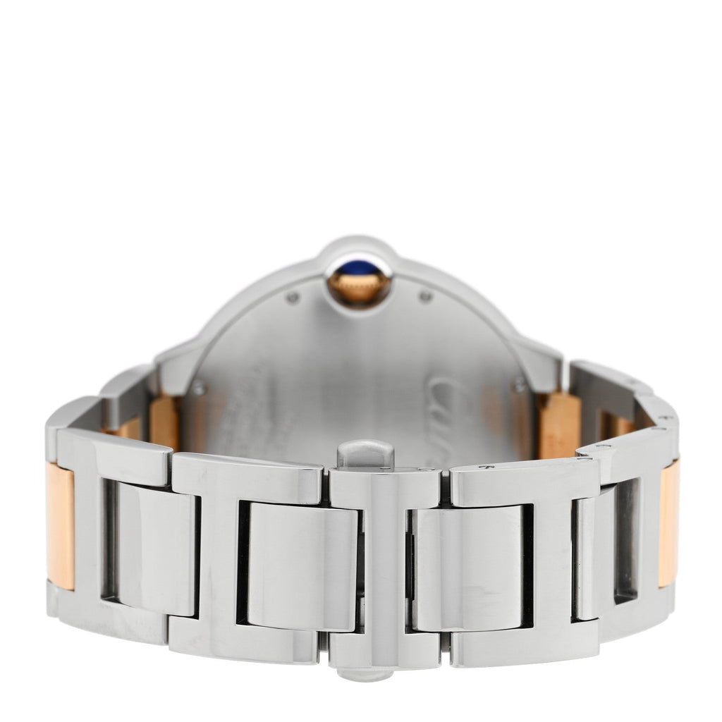 Stainless Steel 18K Yellow Gold 42mm Ballon Bleu De Cartier Automatic Watch