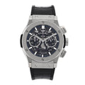 Titanium Alligator 45mm Classic Fusion Aerofusion Chronograph Automatic Watch Black 525.NX.0170.LR
