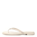 Goatskin CC Times Square Thong Sandals 42 White