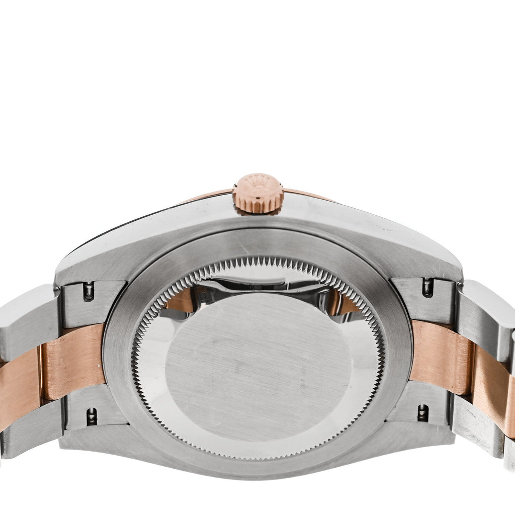 Stainless Steel 18K Everose Gold 41mm Oyster Perpetual Datejust Watch Sundust 126301