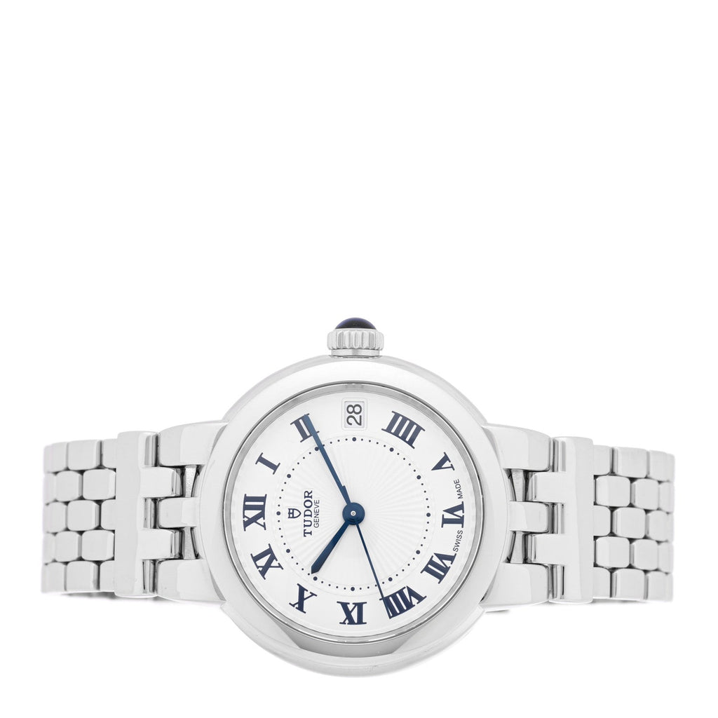 Stainless Steel 33mm Clair De Rose Automatic Watch White 35800