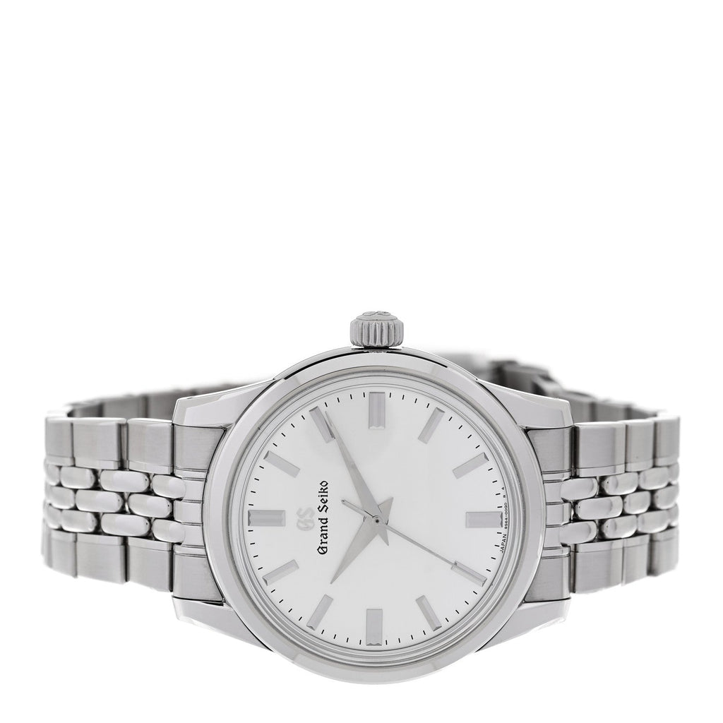 Stainless Steel 37mm Elegance Collection Manual Winding Watch Silver SBGW305