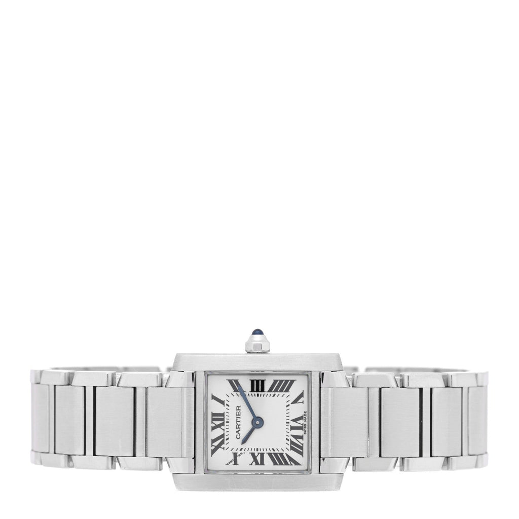 Stainless Steel 20mm Tank Francaise Quartz Watch