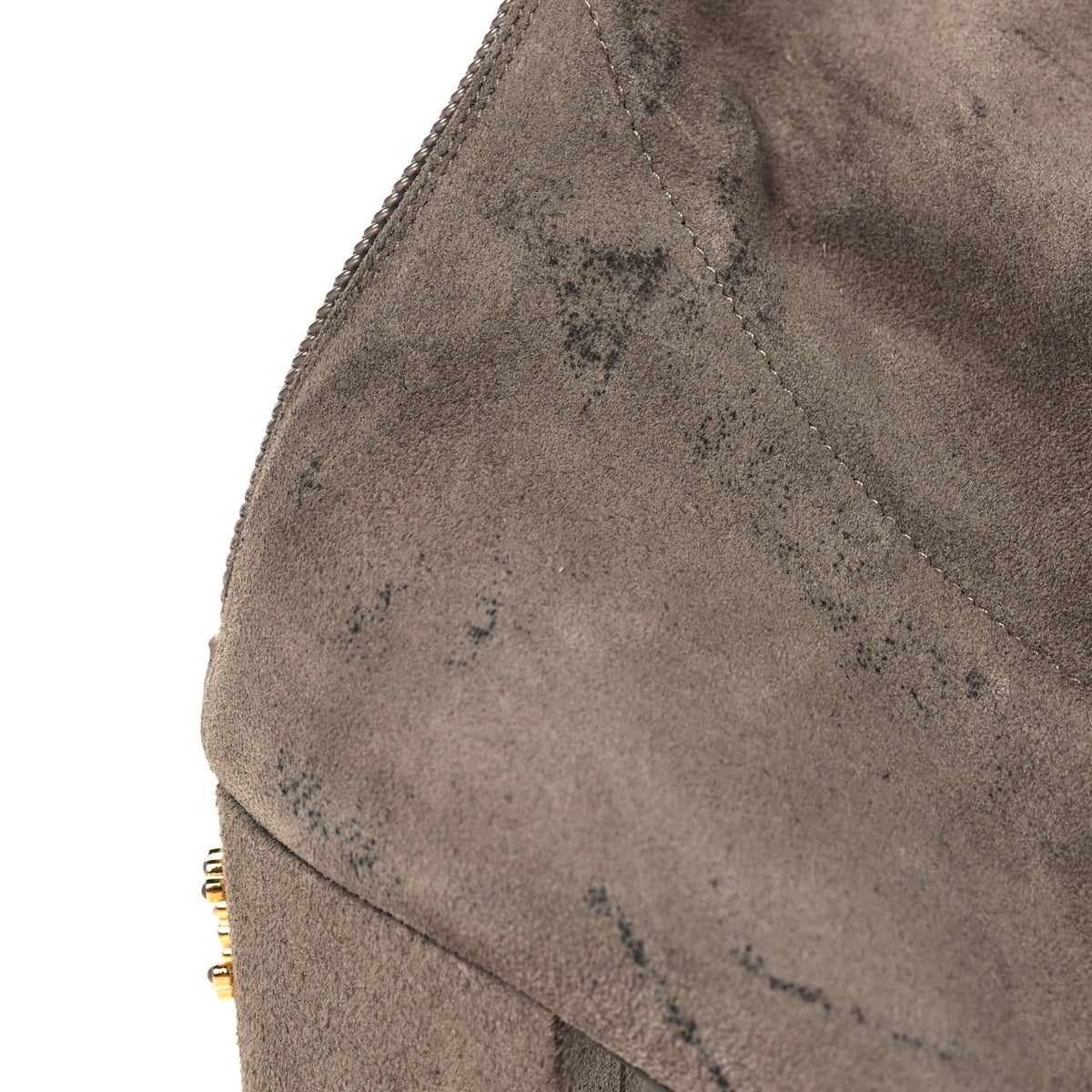Suede Lambskin Cap Toe CC Boots 39 Beige Black