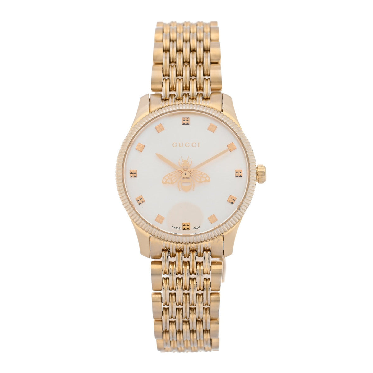 Stainless Steel 29mm G-Timeless Bee Quartz Watch Gold
