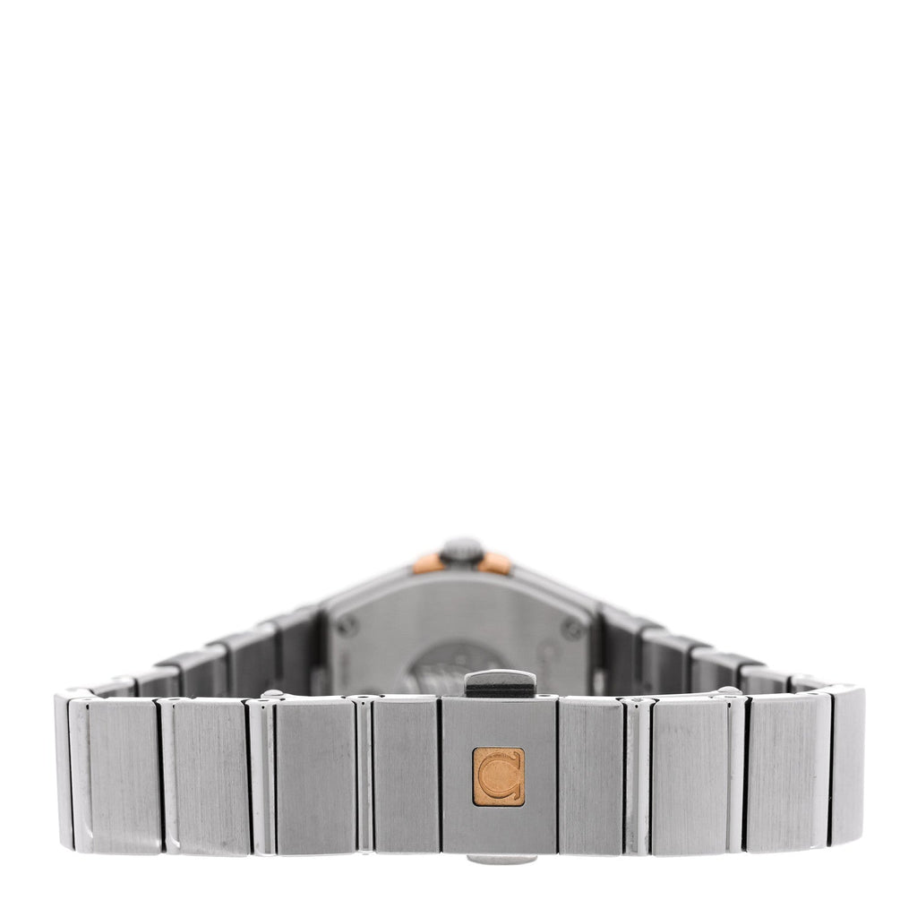 Stainless Steel 18K Red Gold Diamond Mother of Pearl 24mm Constellation Quartz Watch 123.20.24.60.55.005