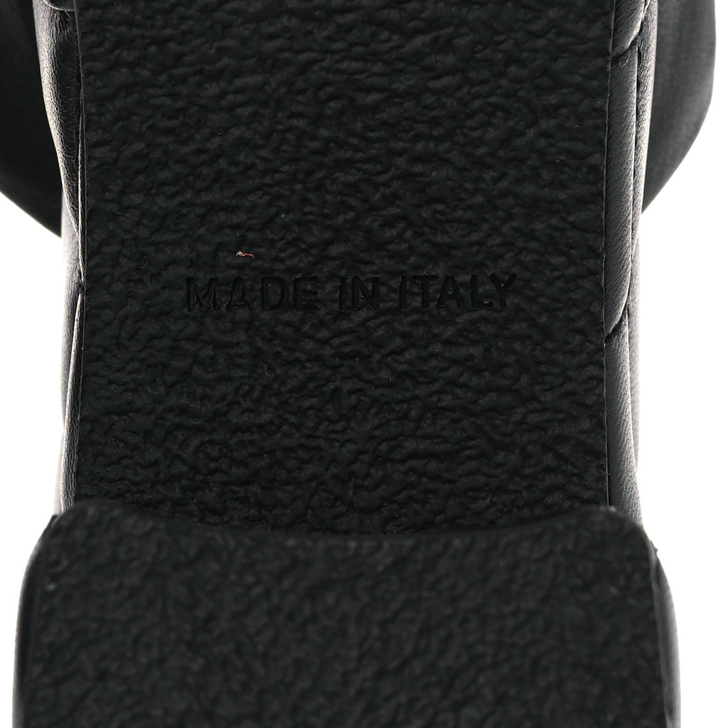 Lambskin Quilted CC Platform Mules 40 Black