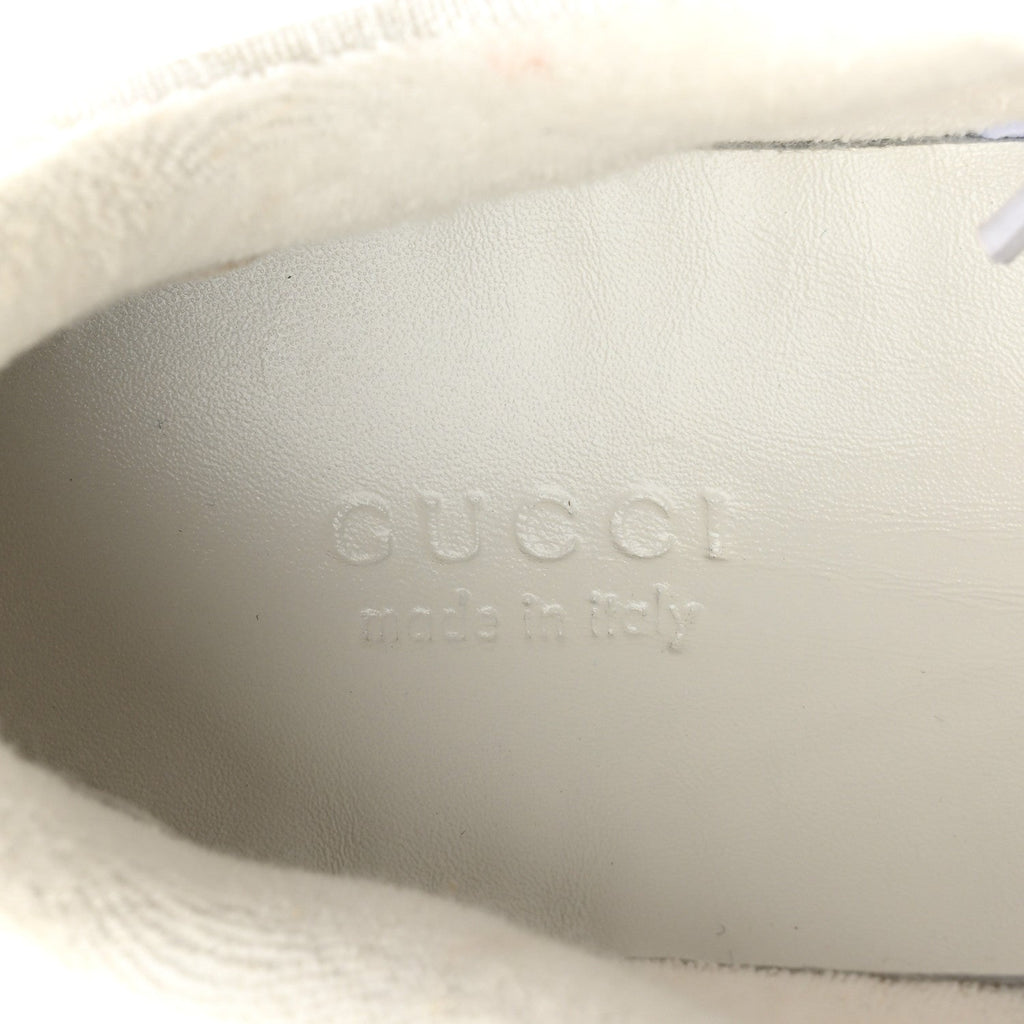 GG Monogram Web Screener Sneakers 35.5 White Grey Pink