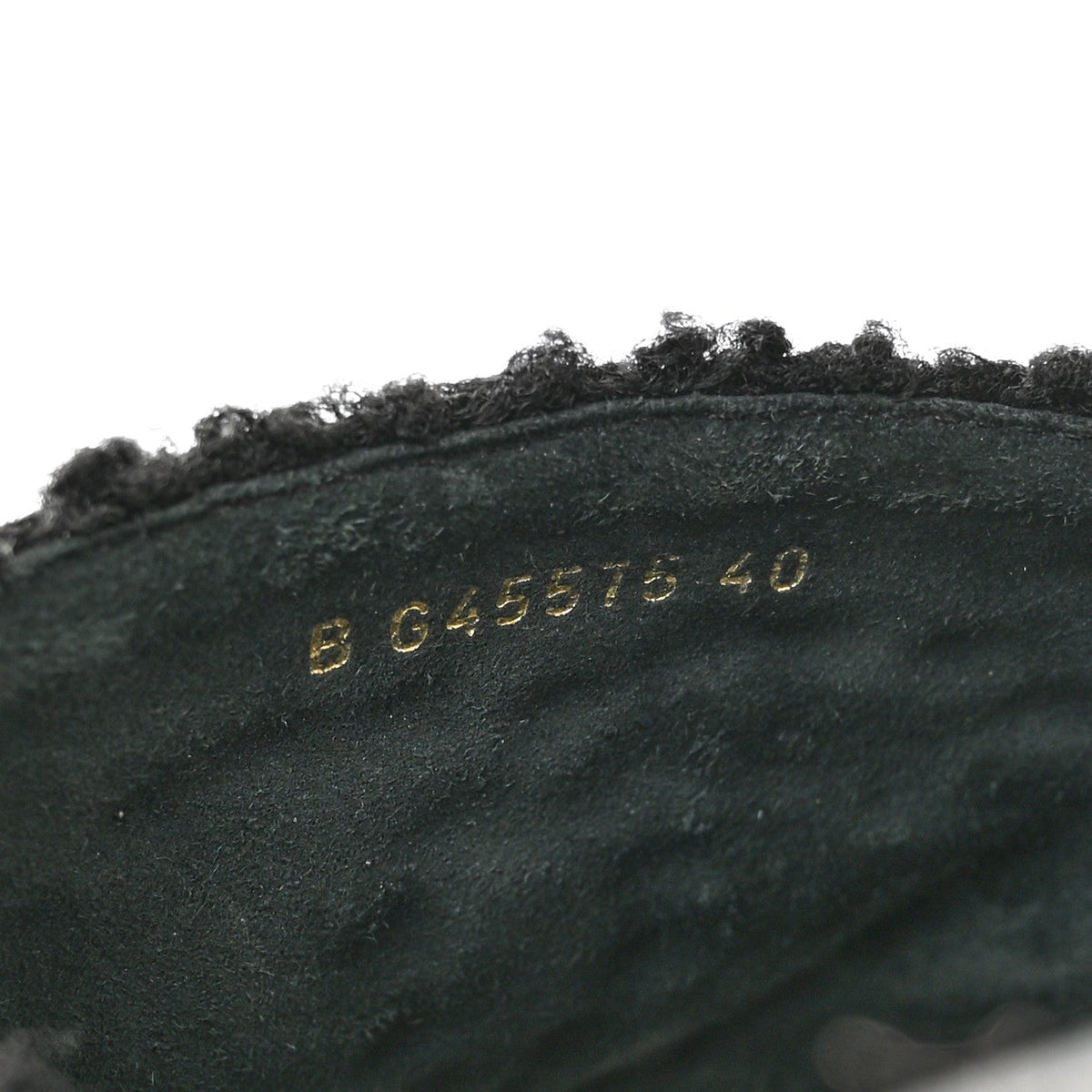 Fabric Pearl Cork CC Slip On Sandals 40 Black