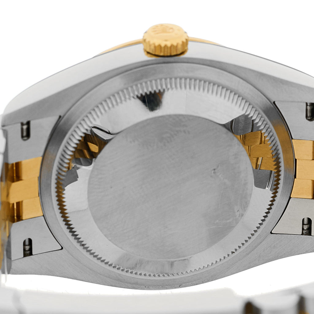 Stainless Steel 18K Yellow Gold Diamond 36mm Oyster Perpetual Datejust Watch Champagne 126233
