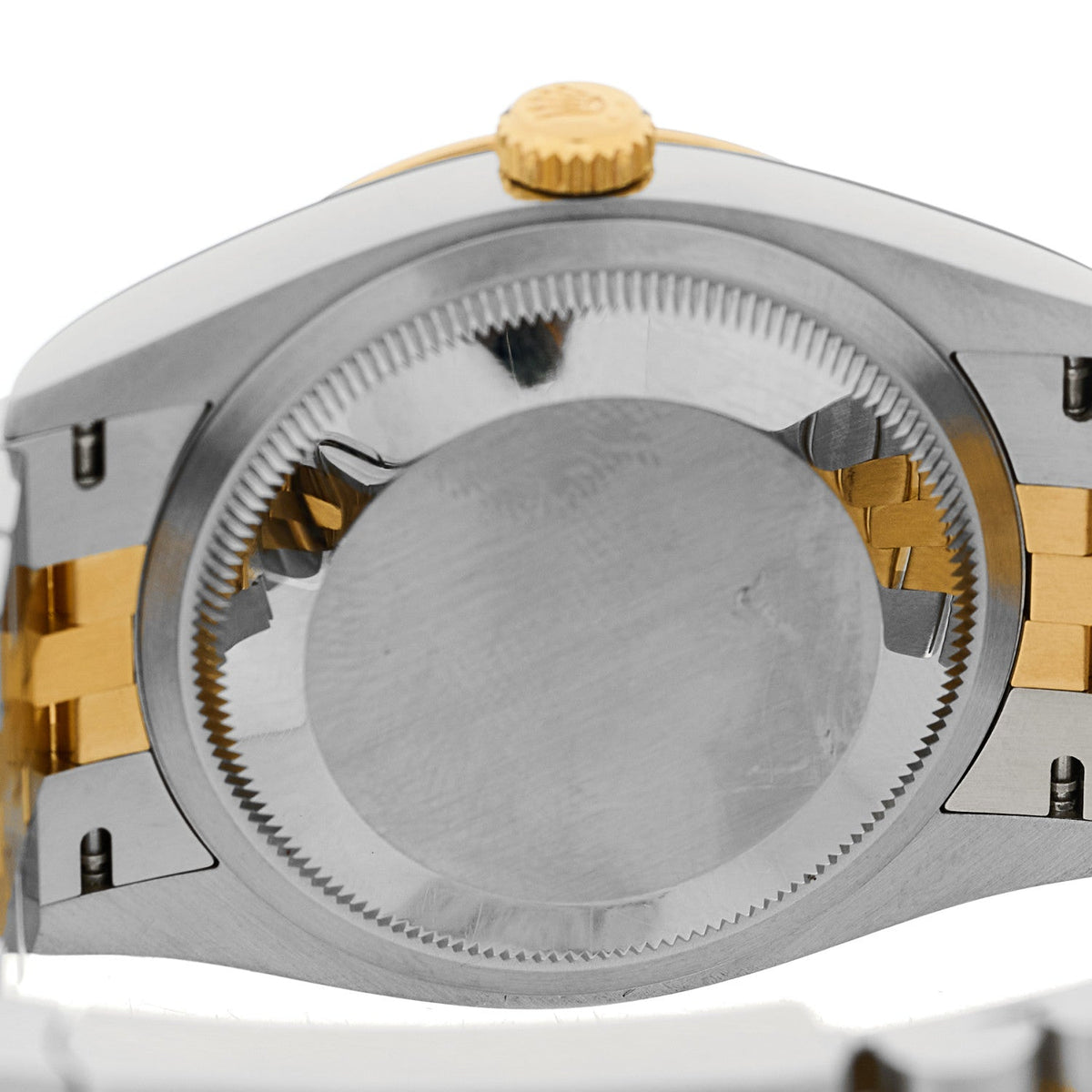 Stainless Steel 18K Yellow Gold Diamond 36mm Oyster Perpetual Datejust Watch Champagne 126233