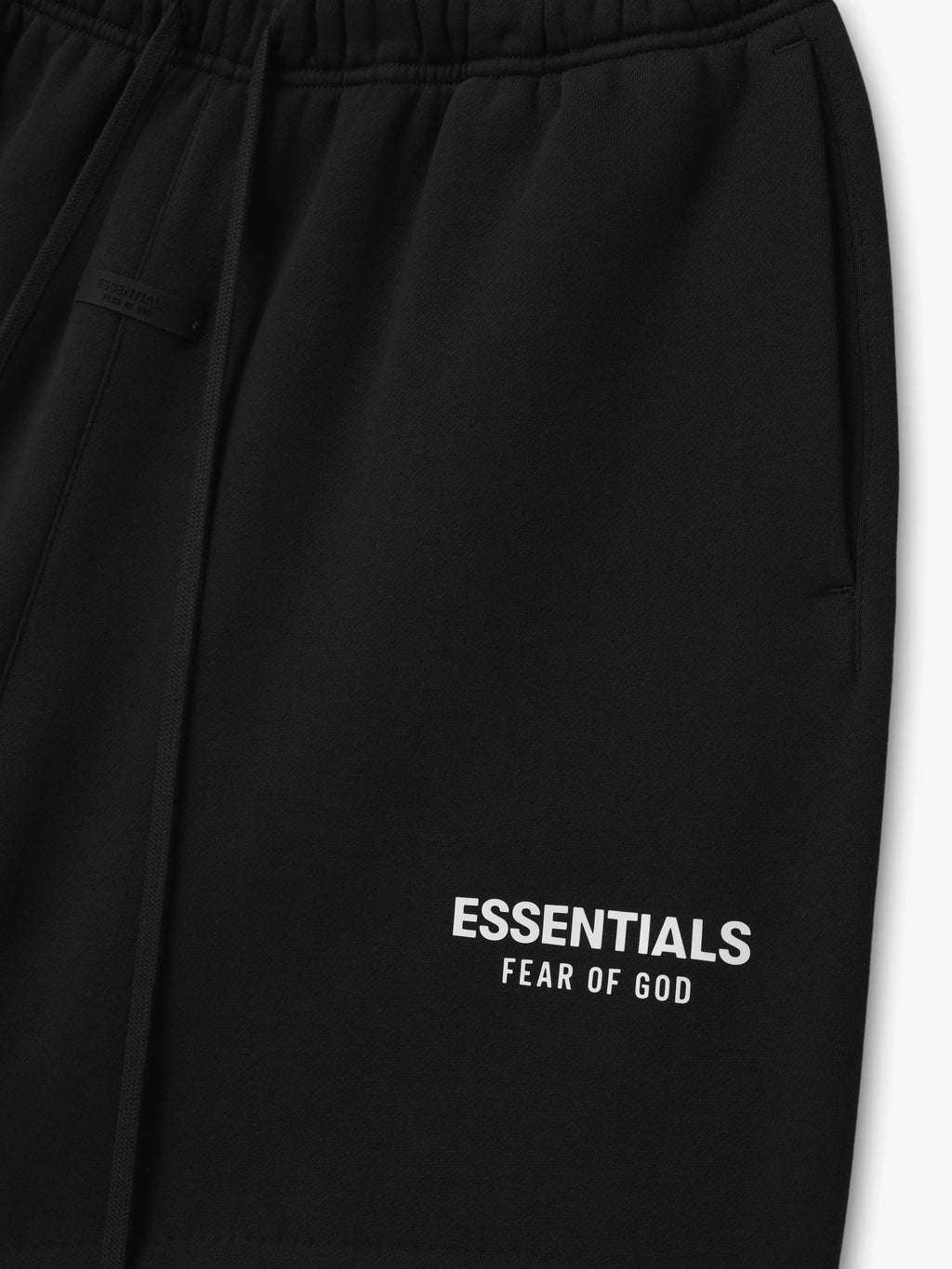 Essentials Fear Of God Jet Black Shorts