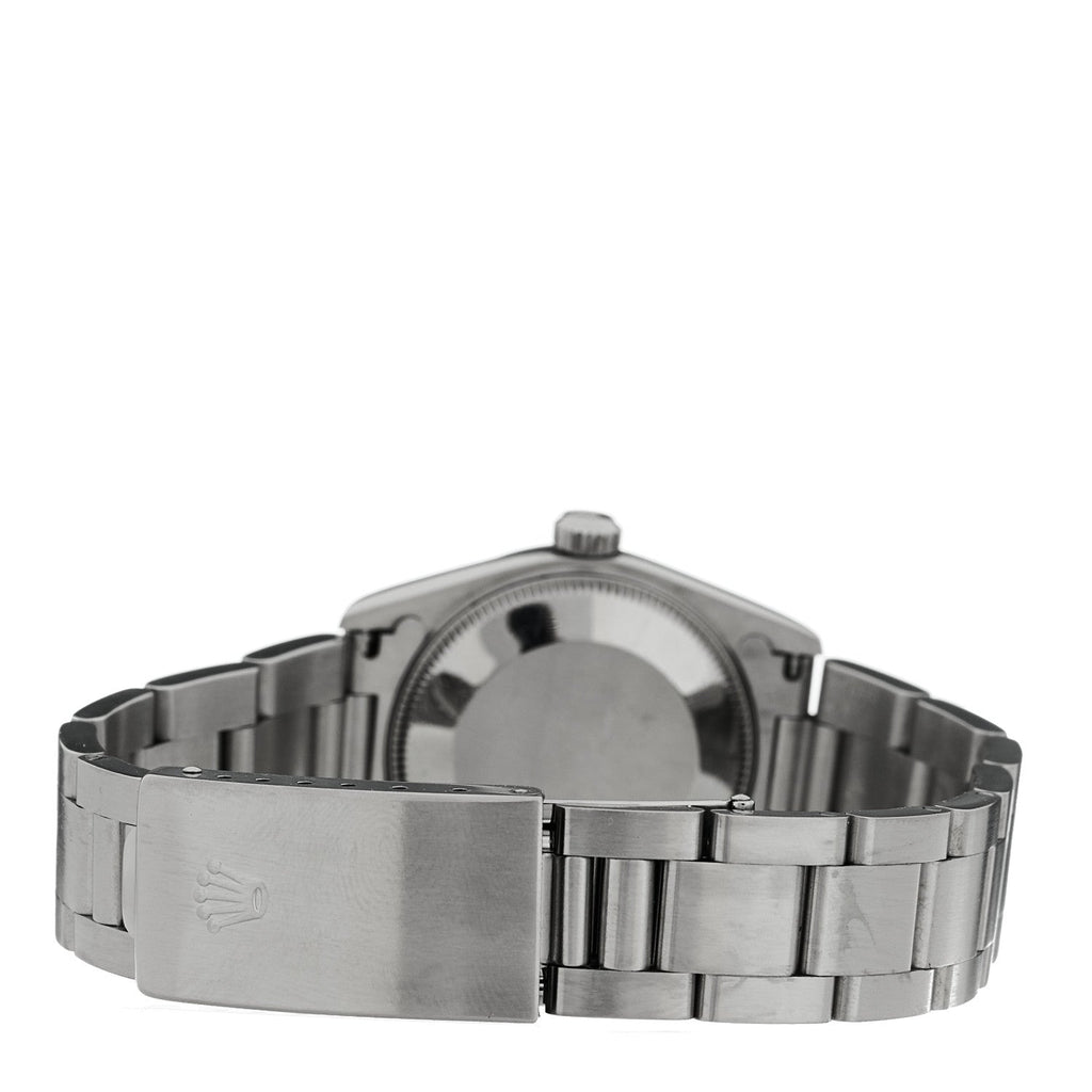 Stainless Steel 31mm Oyster Perpetual Watch Black 77080