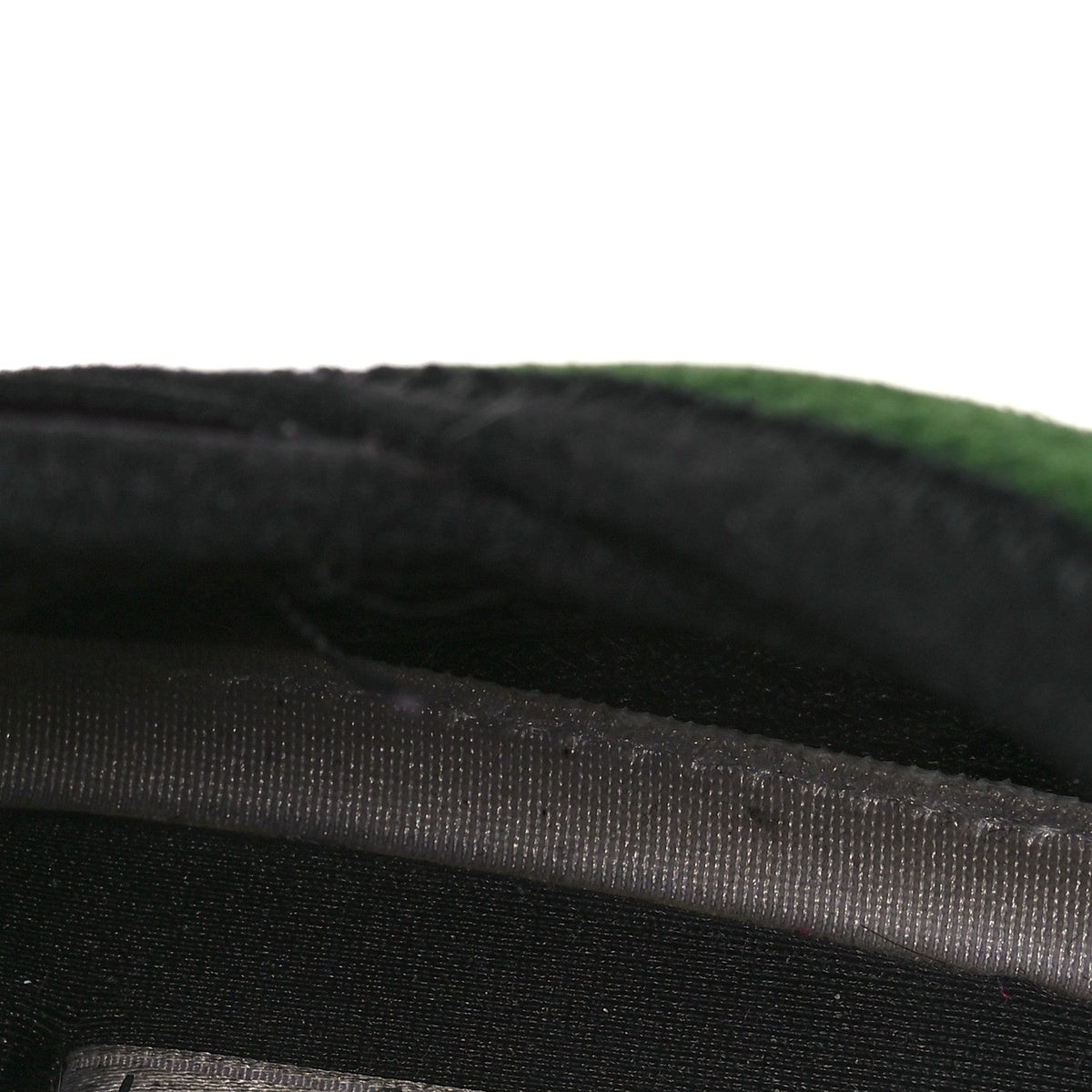 Velvet Calfskin Mixed Fibers CC Sneakers 38 Dark Pink Green