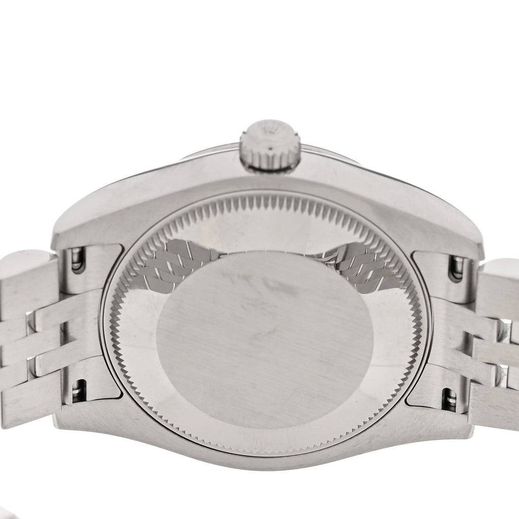 Stainless Steel 18K White Gold Diamond 31mm Oyster Perpetual Datejust Watch Silver 178274