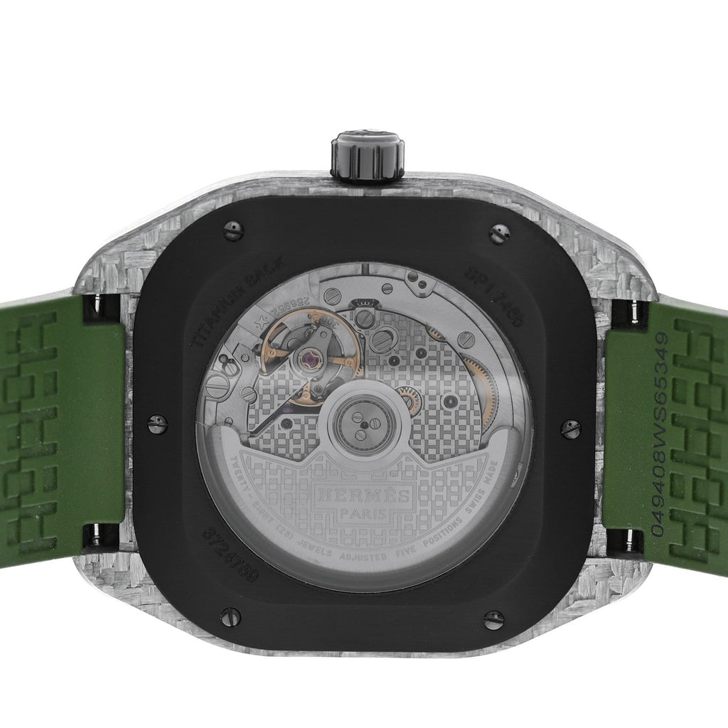 Glass Fiber Ceramic Rubber 39mm H08 Automatic Watch Vert
