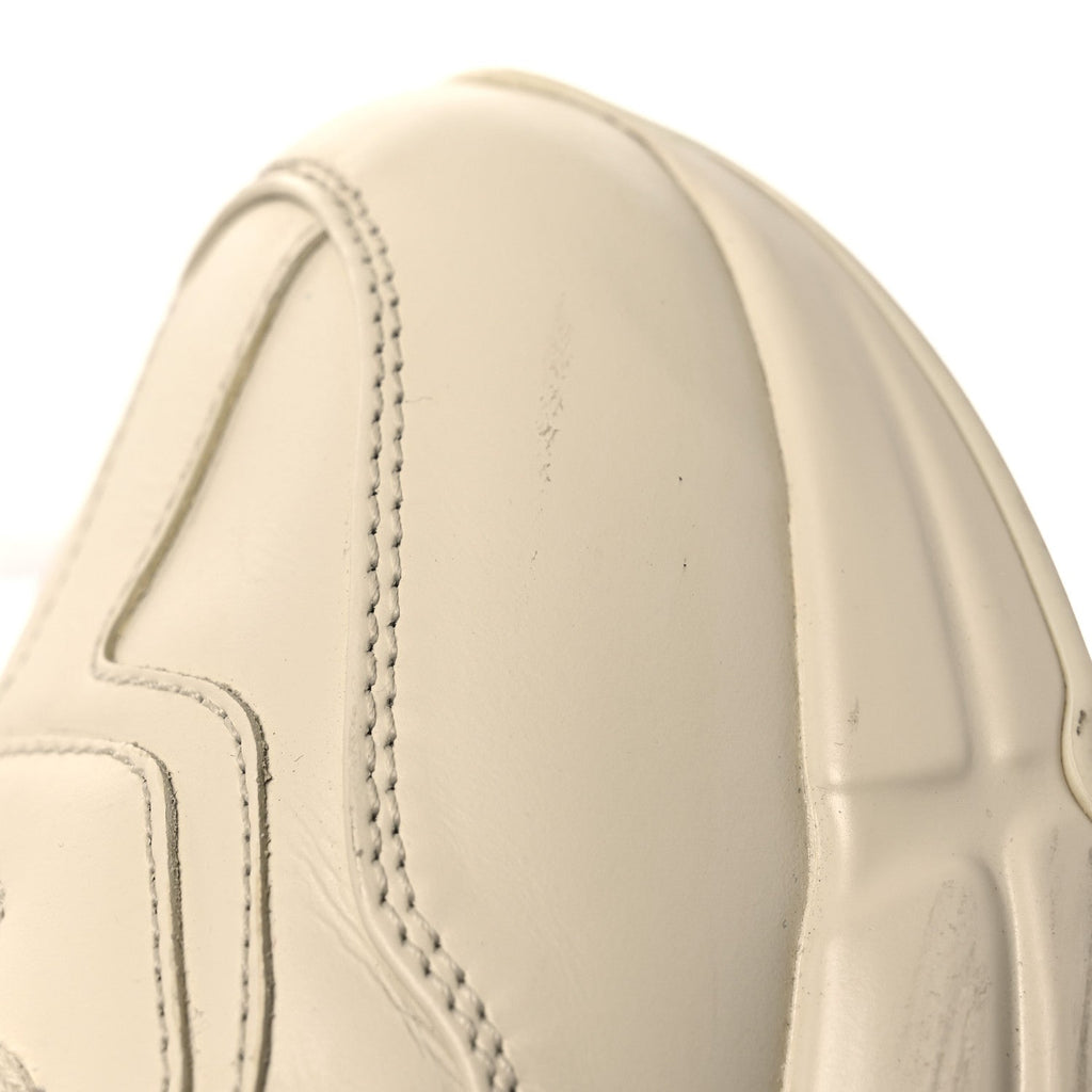 Calfskin Logo Womens Rhyton Sneakers 41 Ivory