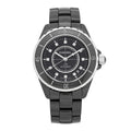 Stainless Steel Ceramic Diamond 38mm J12 Automatic Watch Black