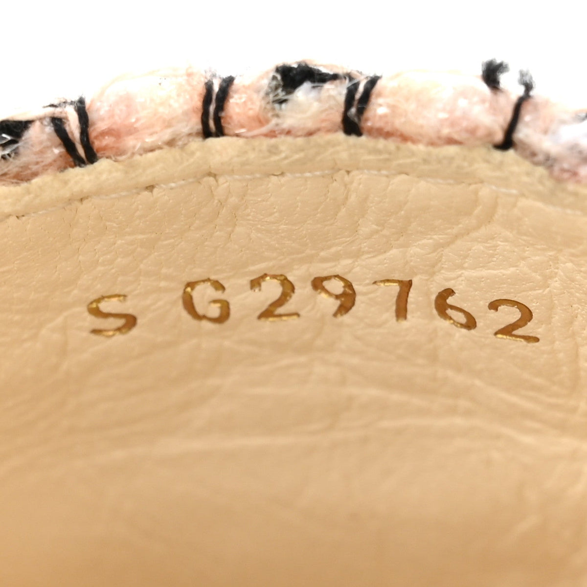 Tweed Lambskin CC Espadrilles 38 Pink