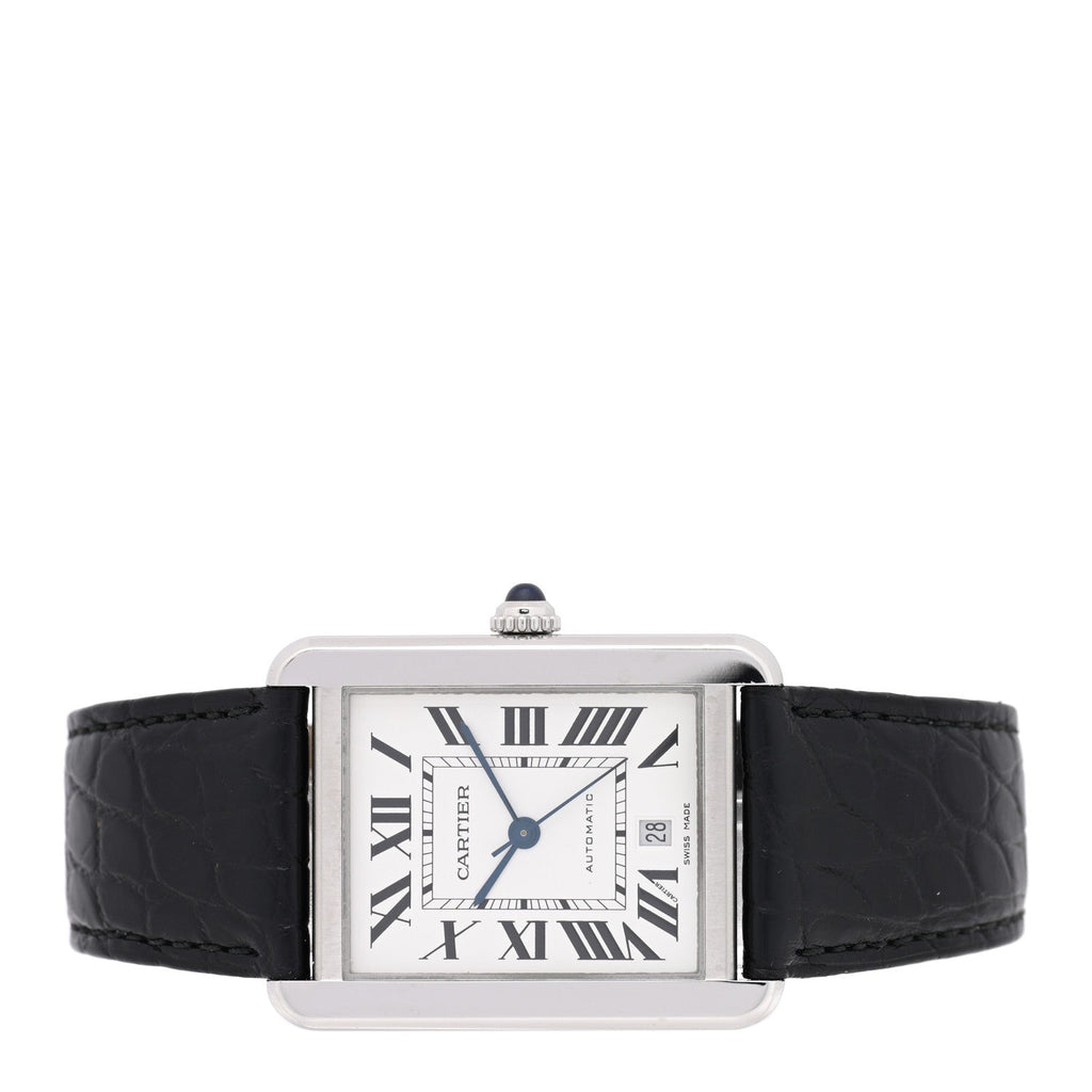 Stainless Steel Alligator 31mm Tank Solo Automatic Watch