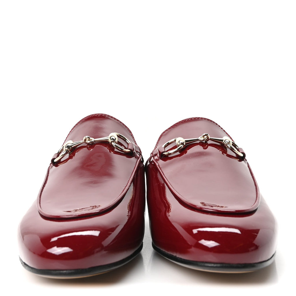 Patent Womens Princetown Slippers 36 Rosso Ancora