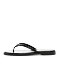 Goatskin CC Times Square Thong Sandals 37.5 Black
