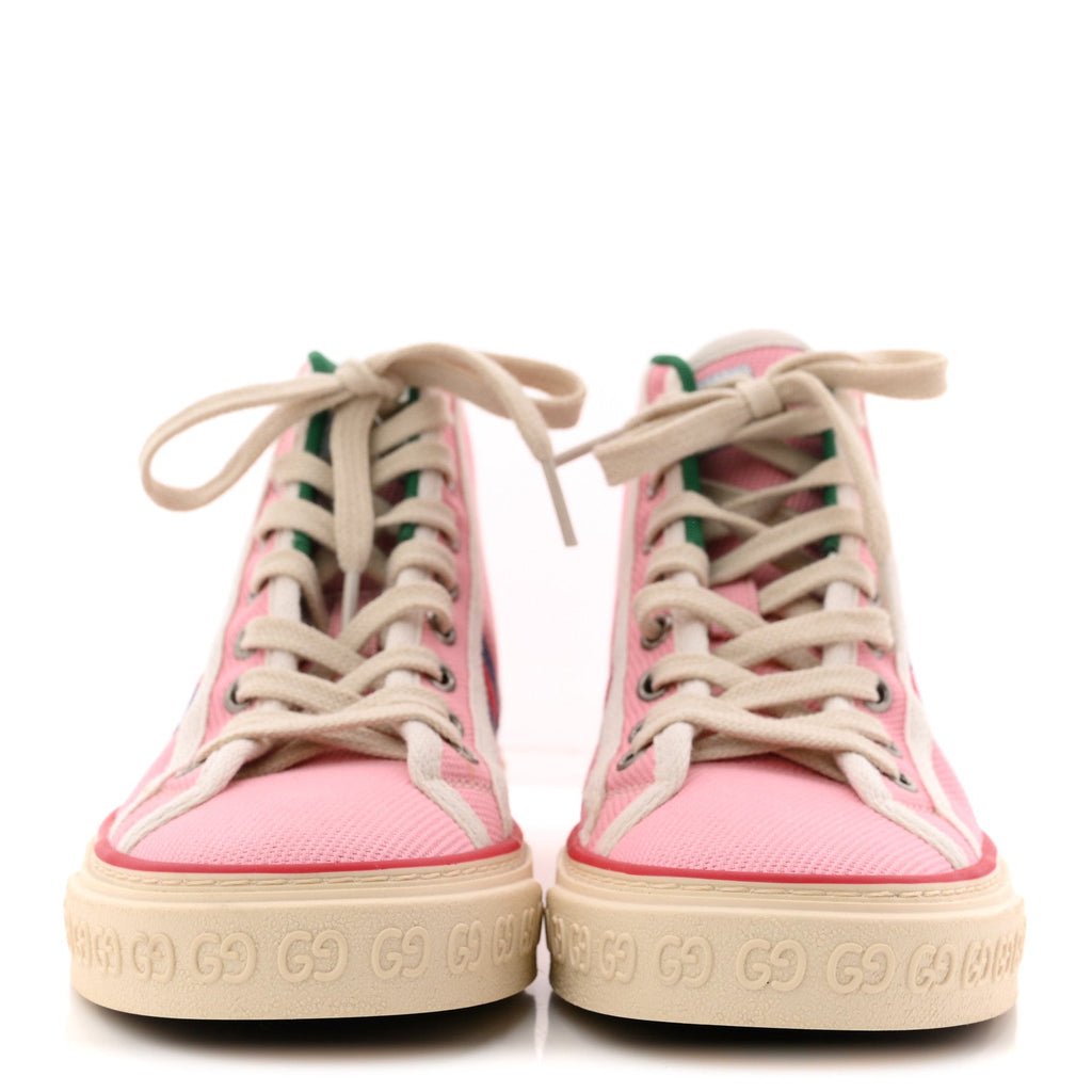 Canvas Web Womens 1977 Tennis High Top Sneakers 36 Wild Rose Mystic White