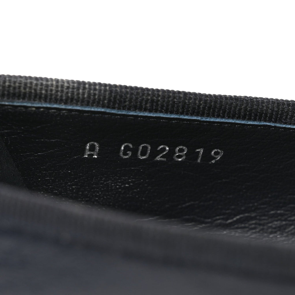 Goatskin CC Cap Toe Ballerina Flats 37.5 Dark Blue