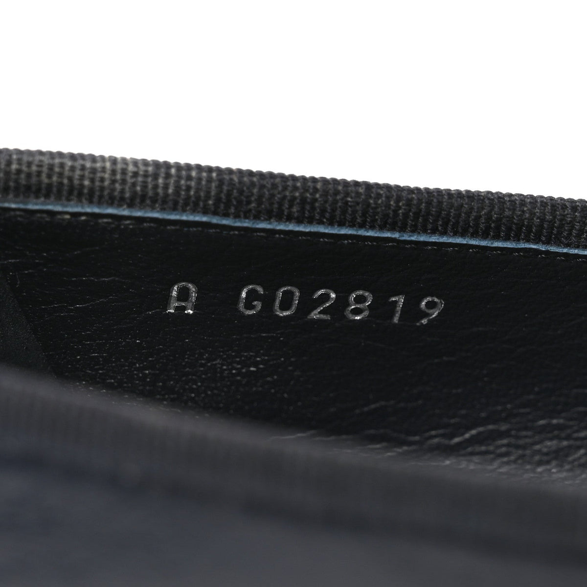 Goatskin CC Cap Toe Ballerina Flats 37.5 Dark Blue