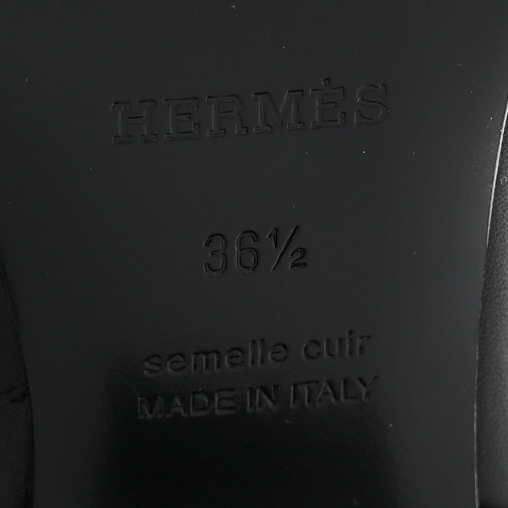 Calfskin Hommage Ankle Boots 36.5 Black