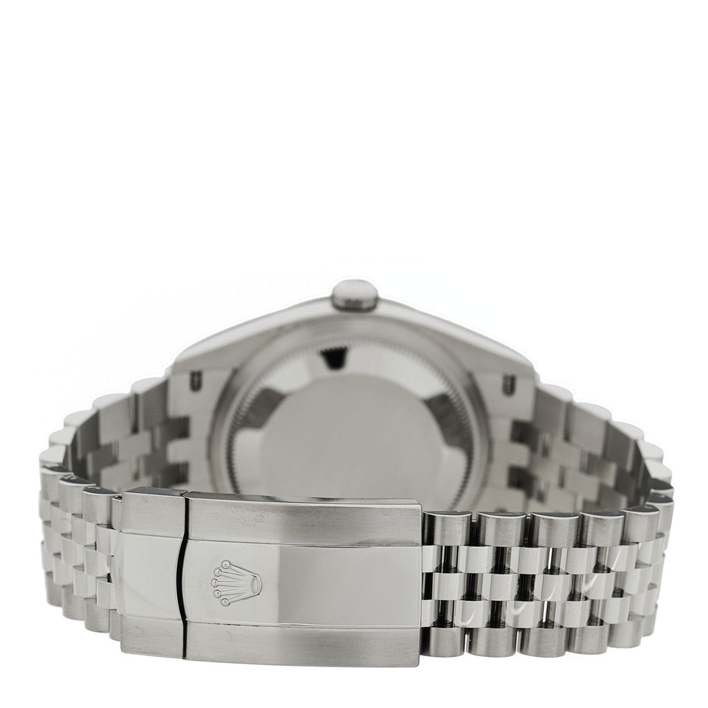 Stainless Steel 36mm Oyster Perpetual Datejust Watch Bright Black 126200