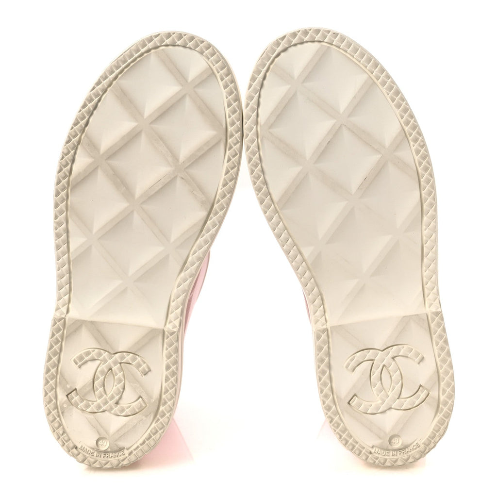 Caoutchouk CC High Boots 40 Light Pink White