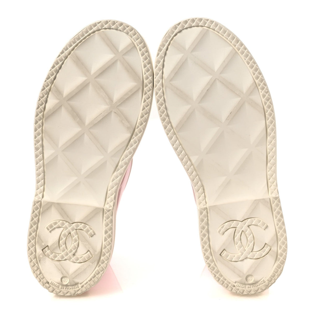 Caoutchouk CC High Boots 40 Light Pink White