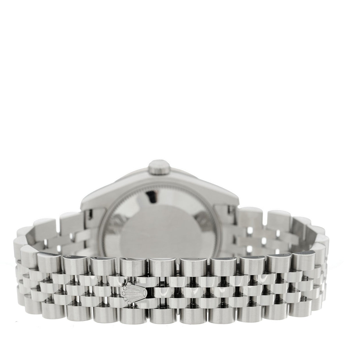 Stainless Steel 18K White Gold Diamond Bezel 31mm Oyster Perpetual Datejust Watch Silver 278384RBR