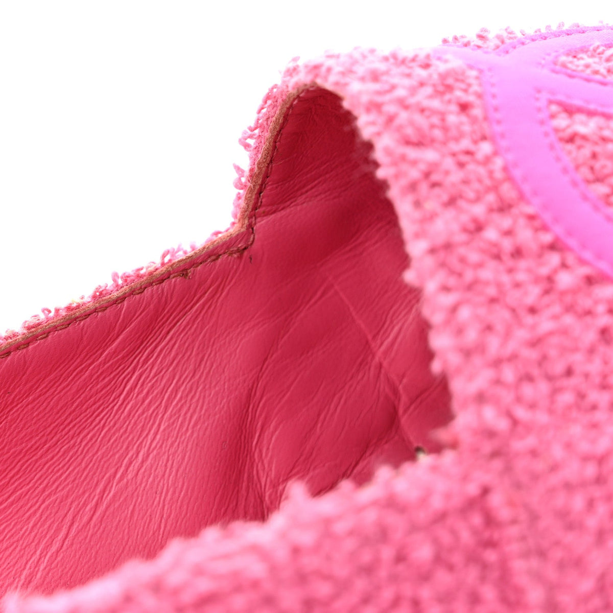Fabric Grosgrain CC Espadrilles 38 Dark Pink Black