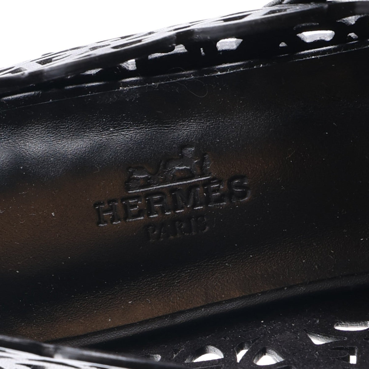 Calfskin Chaine d'Ancre Meli Ballet Flats 36 Black