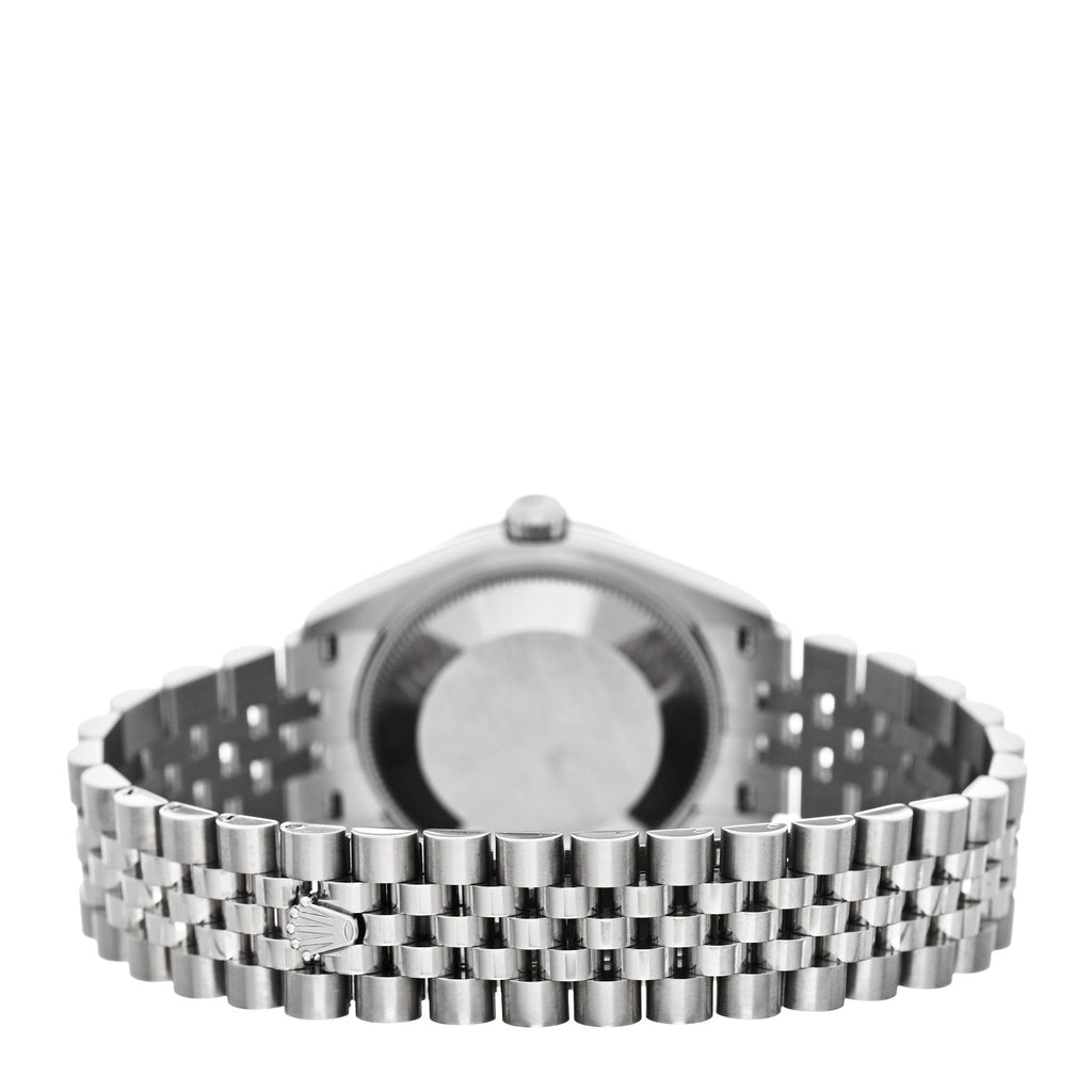 Stainless Steel 18K White Gold Diamond 31mm Oyster Perpetual Datejust Watch Azzurro Blue Floral 278274